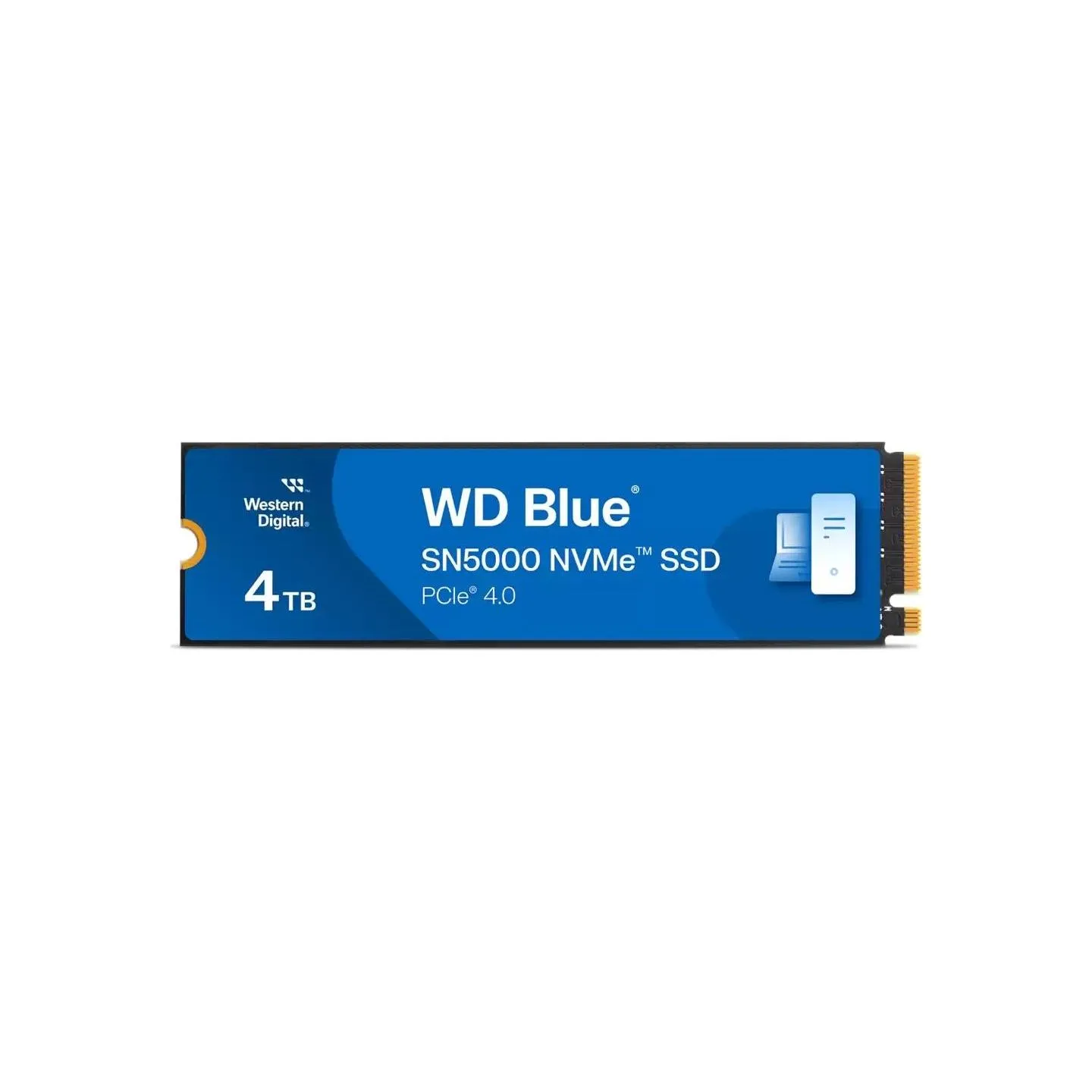Sandisk SSD|SANDISK|Blue SN5000|4TB|M.2|NVMe|Write speed 5000 MBytes/sec|Read speed 5500 MBytes/sec|2.38mm|TBW 1200 TB|WDS400T4B