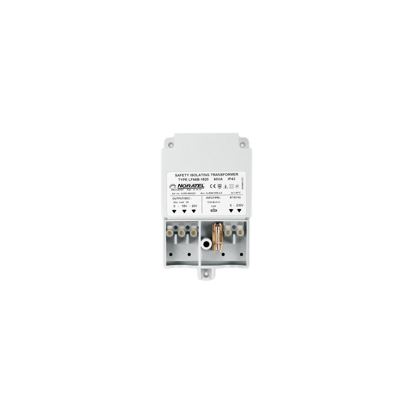 Satel TRANSFORMER 230V/18V DC 60VA/TR60VA SATEL