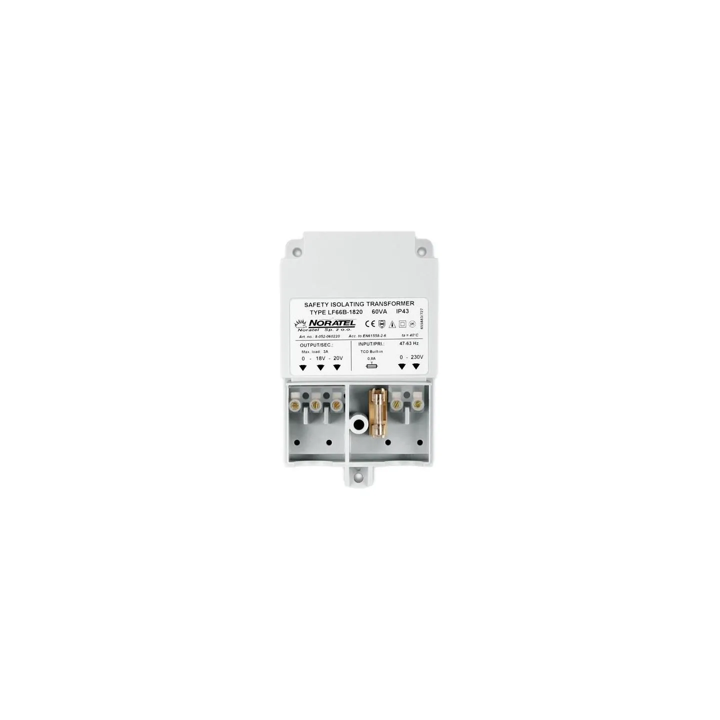 Satel TRANSFORMER 230V/18V DC 60VA/TR60VA SATEL