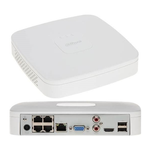 Dahua NET VIDEO RECORDER 4CH 4POE/NVR4104-P-EI DAHUA