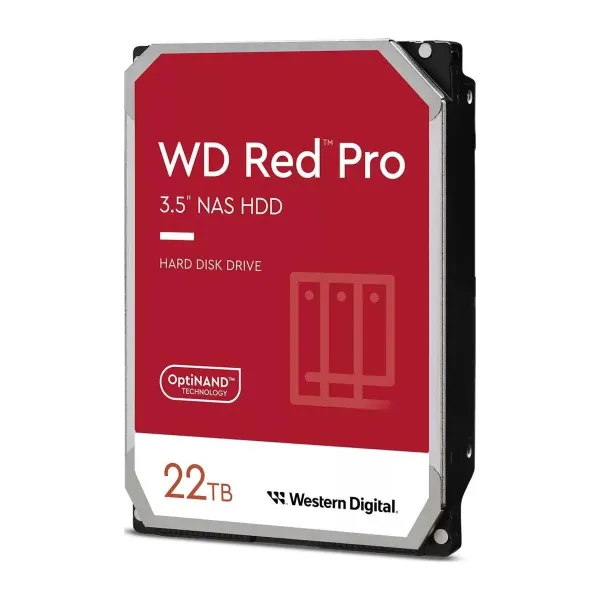 WD HDD|WESTERN DIGITAL|Red Pro|22TB|SATA|512 MB|7200 rpm|3,5"|WD221KFGX