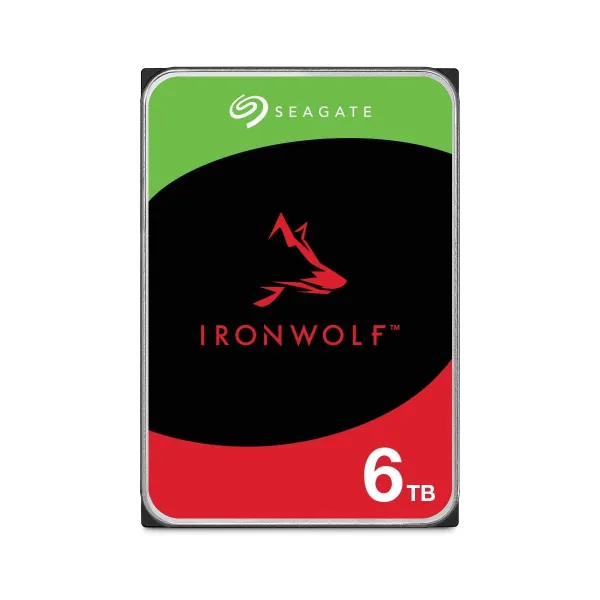 Seagate HDD|SEAGATE|IronWolf|6TB|SATA|256 MB|5400 rpm|Discs/Heads 4/8|3,5"|ST6000VN006