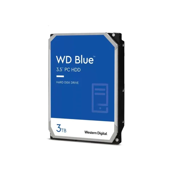 WD HDD|WESTERN DIGITAL|Blue|3TB|SATA 3.0|256 MB|5400 rpm|3,5"|WD30EZAZ