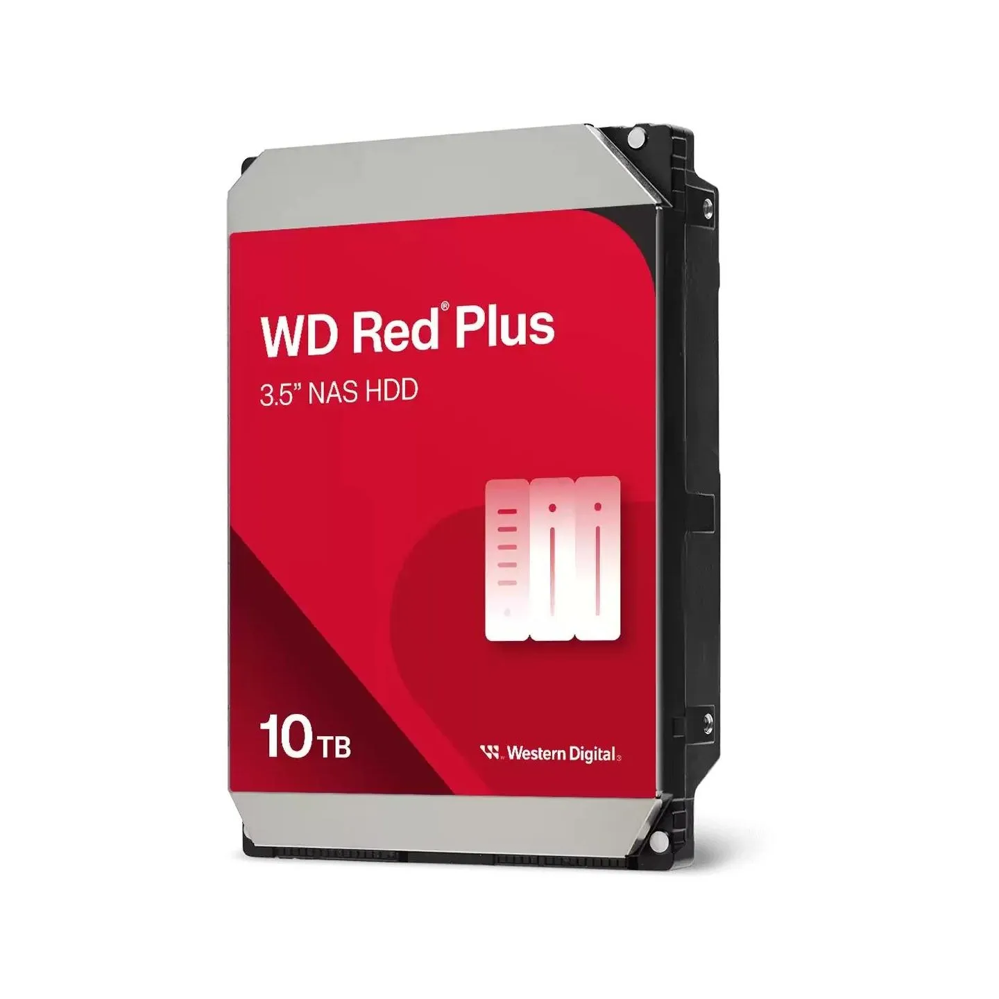 WD HDD|WESTERN DIGITAL|Red Plus|10TB|SATA|512 MB|7200 rpm|3,5"|WD100EFGX