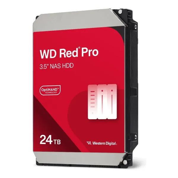 WD HDD|WESTERN DIGITAL|Red Pro| 24 TB|Serial ATA|7200 RPM|3.5 "|WD241KFGX