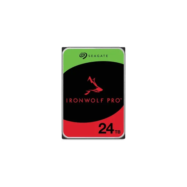 Seagate HDD|SEAGATE|IronWolf Pro|24TB|SATA|512 MB|7200 rpm|Discs/Heads 10/20|3,5"|ST24000NT002