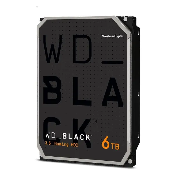 WD HDD|WESTERN DIGITAL|Black|6TB|SATA|128 MB|7200 rpm|3,5"|WD6004FZWX