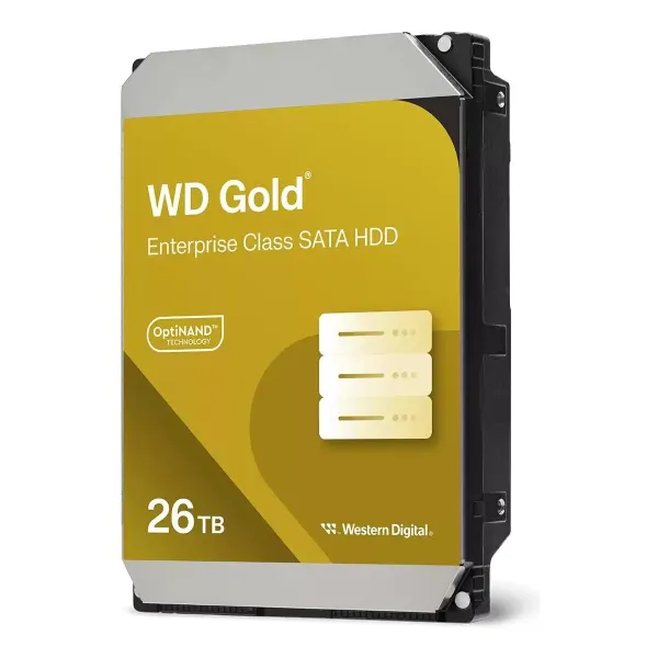 WD HDD|WESTERN DIGITAL|Gold|26TB|SATA|512 MB|7200 rpm|3,5"|WD261KRYZ