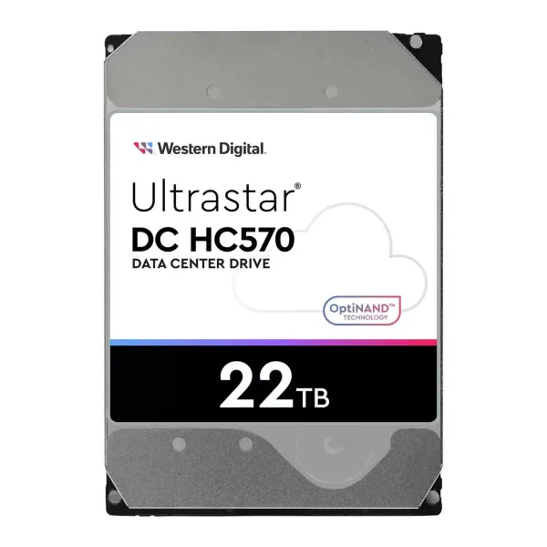 WD HDD|WESTERN DIGITAL ULTRASTAR|Ultrastar DC HC570|22TB|SAS|512 MB|7200 rpm|3,5"|MTBF 2500000 hours|0F48052