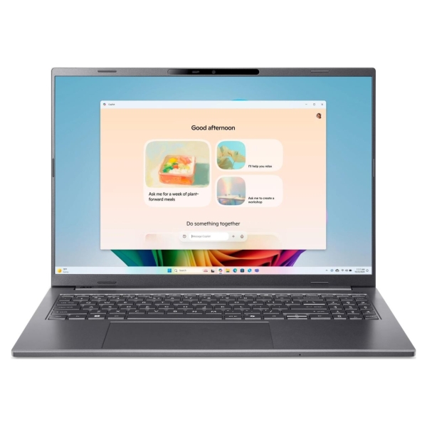 Acer Notebook|ACER|Aspire|Aspire 16 AI|CPU Qualcomm Snapdragon|X1-26-100|3 GHz|16 "|1920 x 1200 pixels|RAM 16 GB|LPDDR5x-SDRAM|S