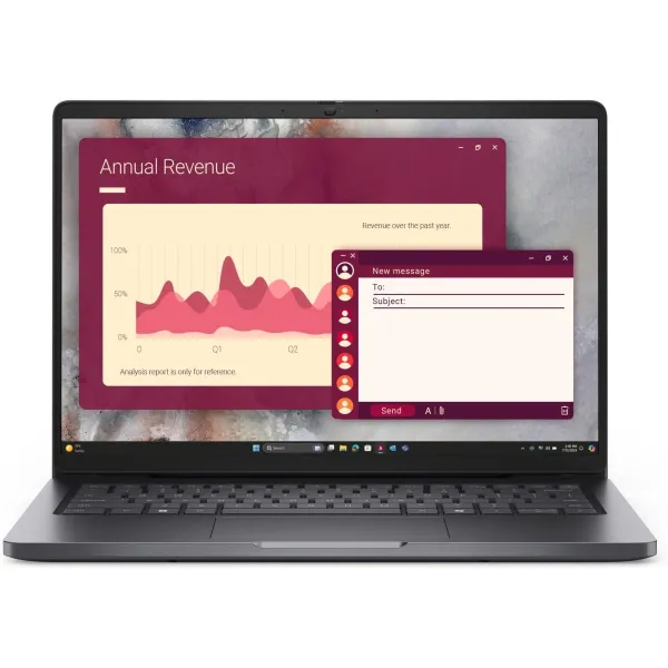Dell Notebook|DELL|Pro|CPU Intel Core 3|100U|14 "|1920 x 1200 pixels|RAM 8 GB|DDR5-SDRAM|SSD 512 GB|Discrete graphics Not availa
