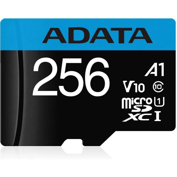 A-Data ADATA 256GB Micro SDXC V10 100MB/s + ad.