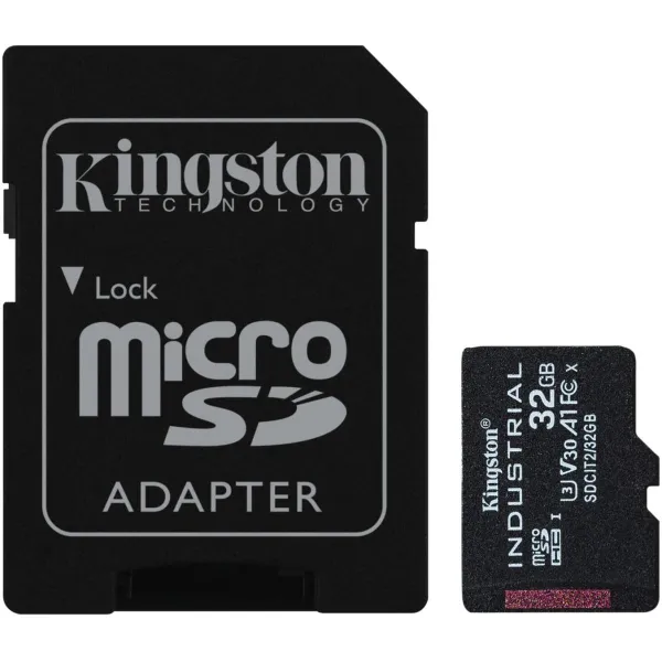 Kingston | UHS-I | 32 GB | microSDHC/SDXC Industrial Card | Flash memory class Class 10, UHS-I, U3, V30, A1