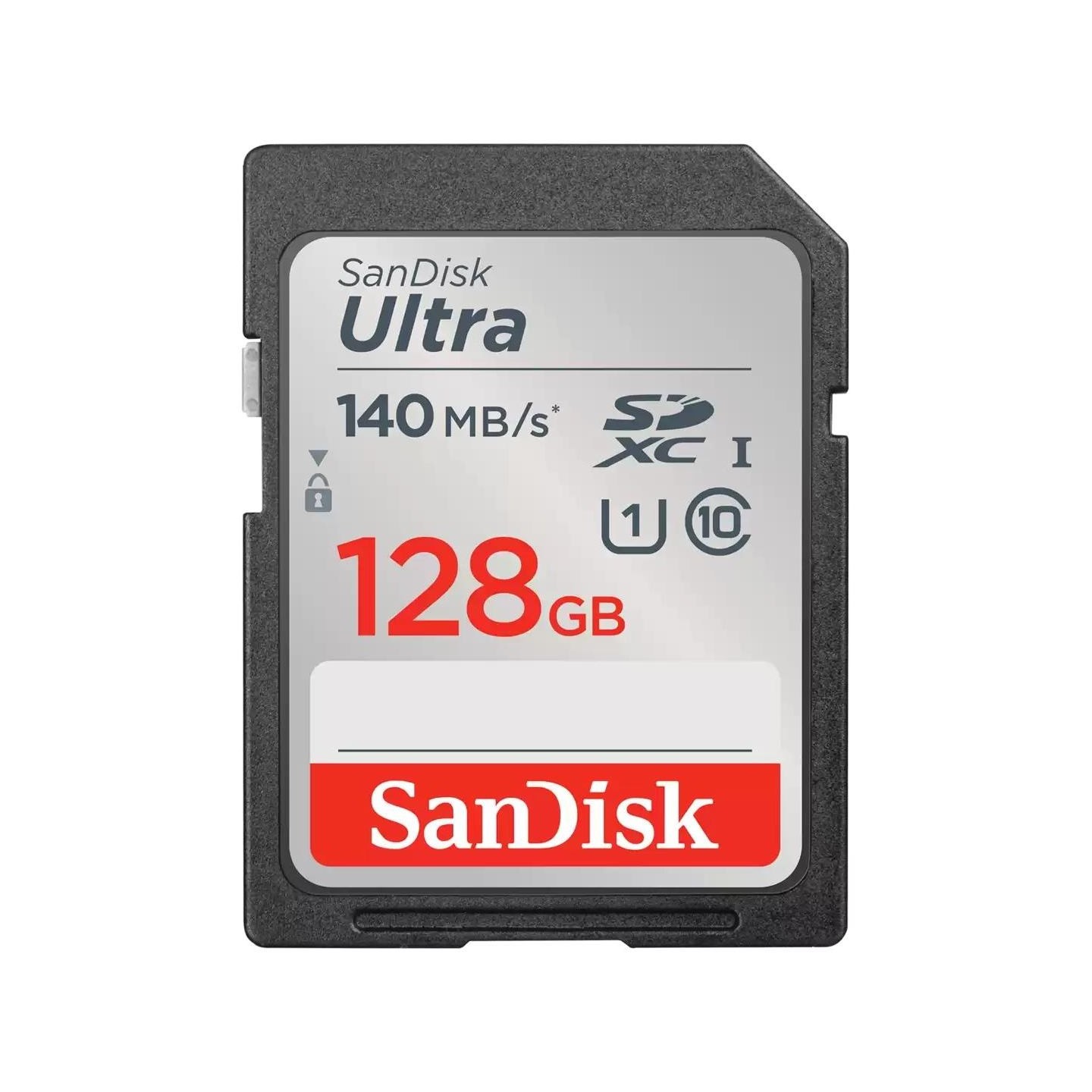 Sandisk Ultra 128GB SDXC Memory Card 140MB/s