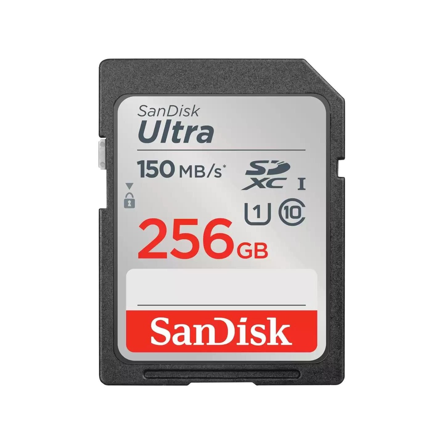 Sandisk Ultra 256GB SDXC Memory Card 150MB/s