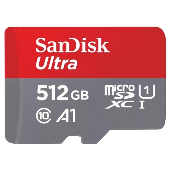 Sandisk MEMORY MICRO SDXC 512GB UHS-I/W/A SDSQUAC-512G-GN6MA SANDISK