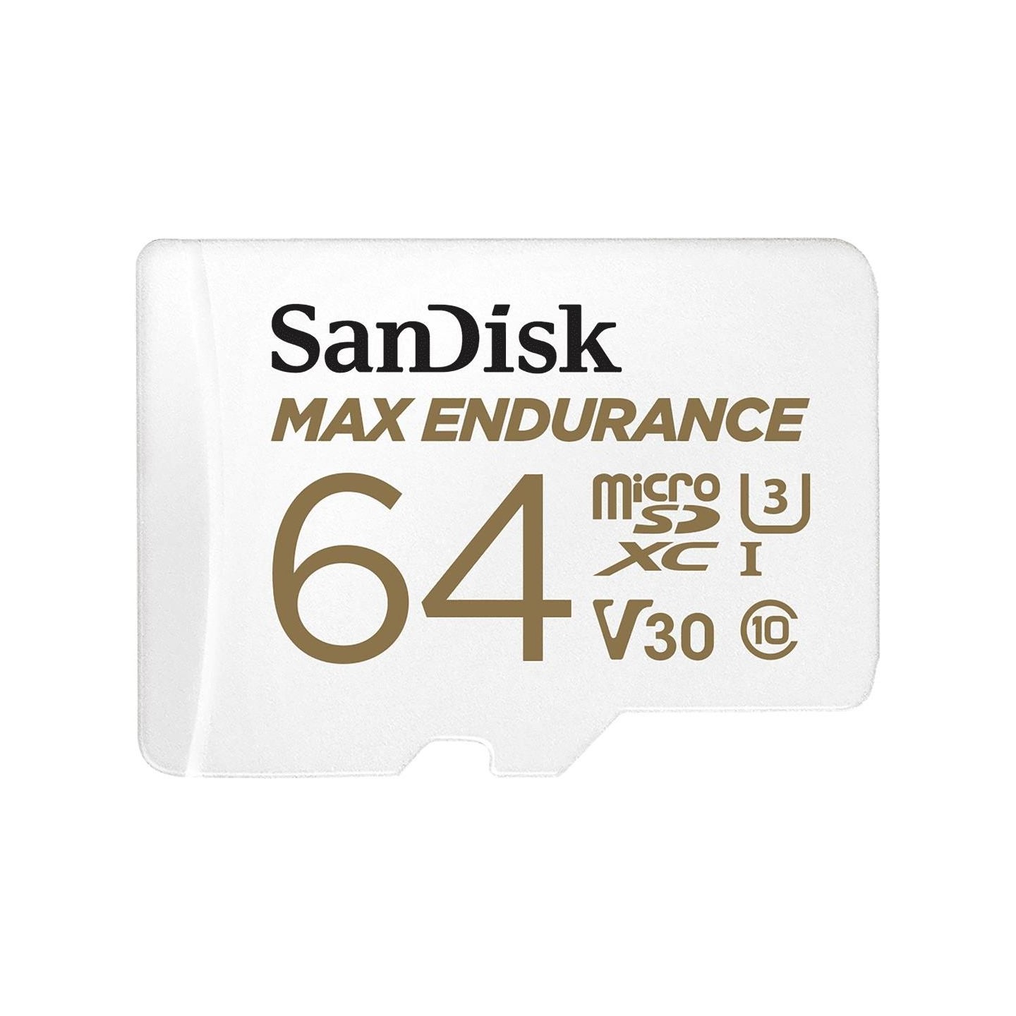 Sandisk MAX ENDURANCE microSDXC 64GB + SD Adapter 30,000 Hours