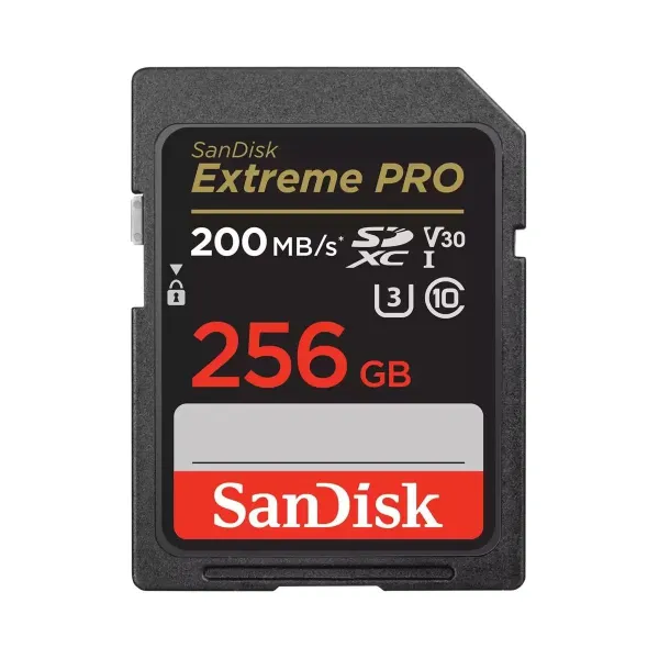 Sandisk Extreme Pro SDXC 256GB 200/140 MB/s V30 UHS-I