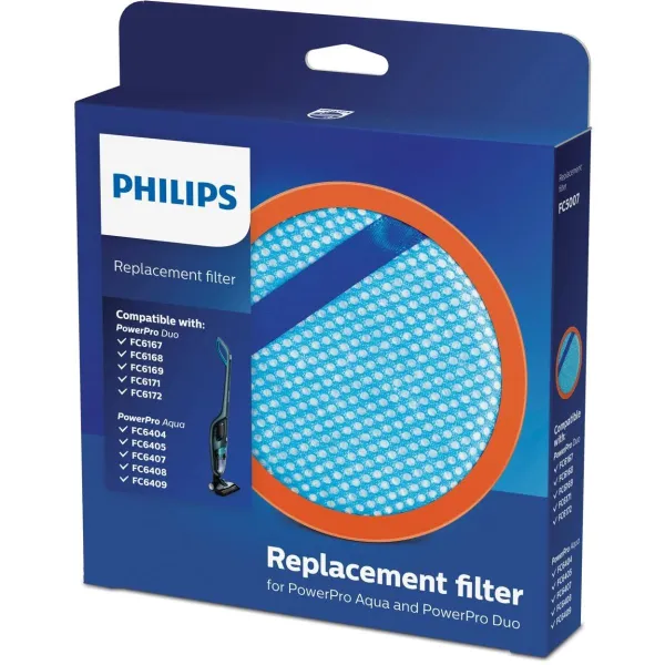 Philips Rechargeable Stick Accessory FC5007/01 1x Washable foam filter / FC5007/01
