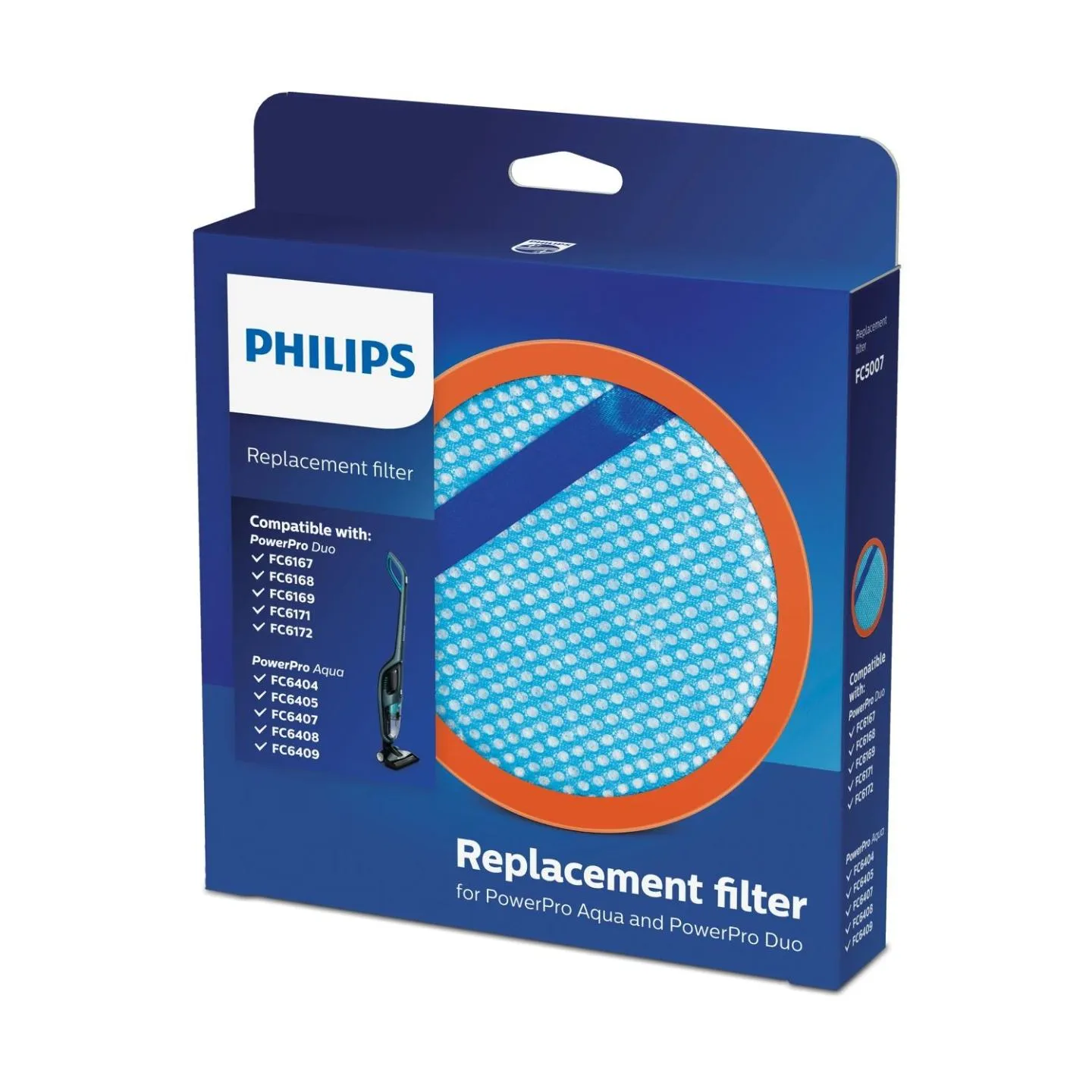 Philips Rechargeable Stick Accessory FC5007/01 1x Washable foam filter / FC5007/01