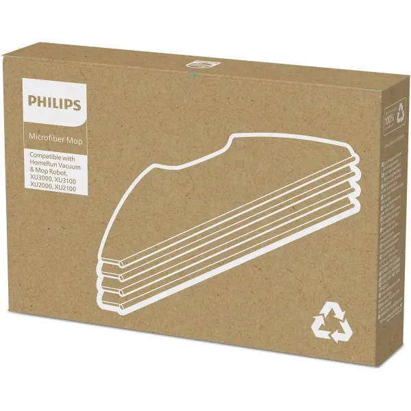 Philips Mop pads for HomeRun 2000 & 3000 series robots XV1430/00 / XV1430/00