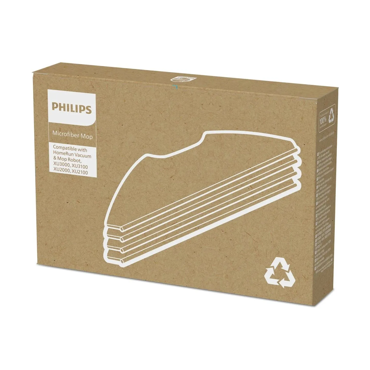 Philips Mop pads for HomeRun 2000 & 3000 series robots XV1430/00 / XV1430/00