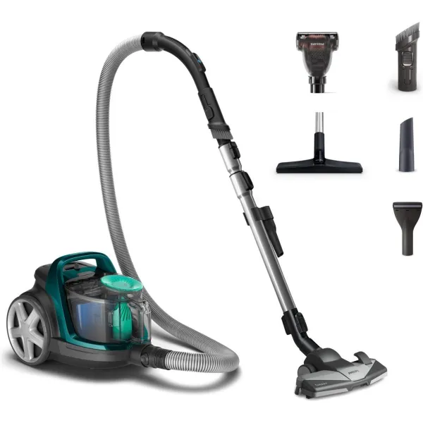 Philips 5000 Series Bagless vacuum cleaner FC9556/09, 900W, 99,9 % dust collection, PowerCyclone 7 / FC9556/09