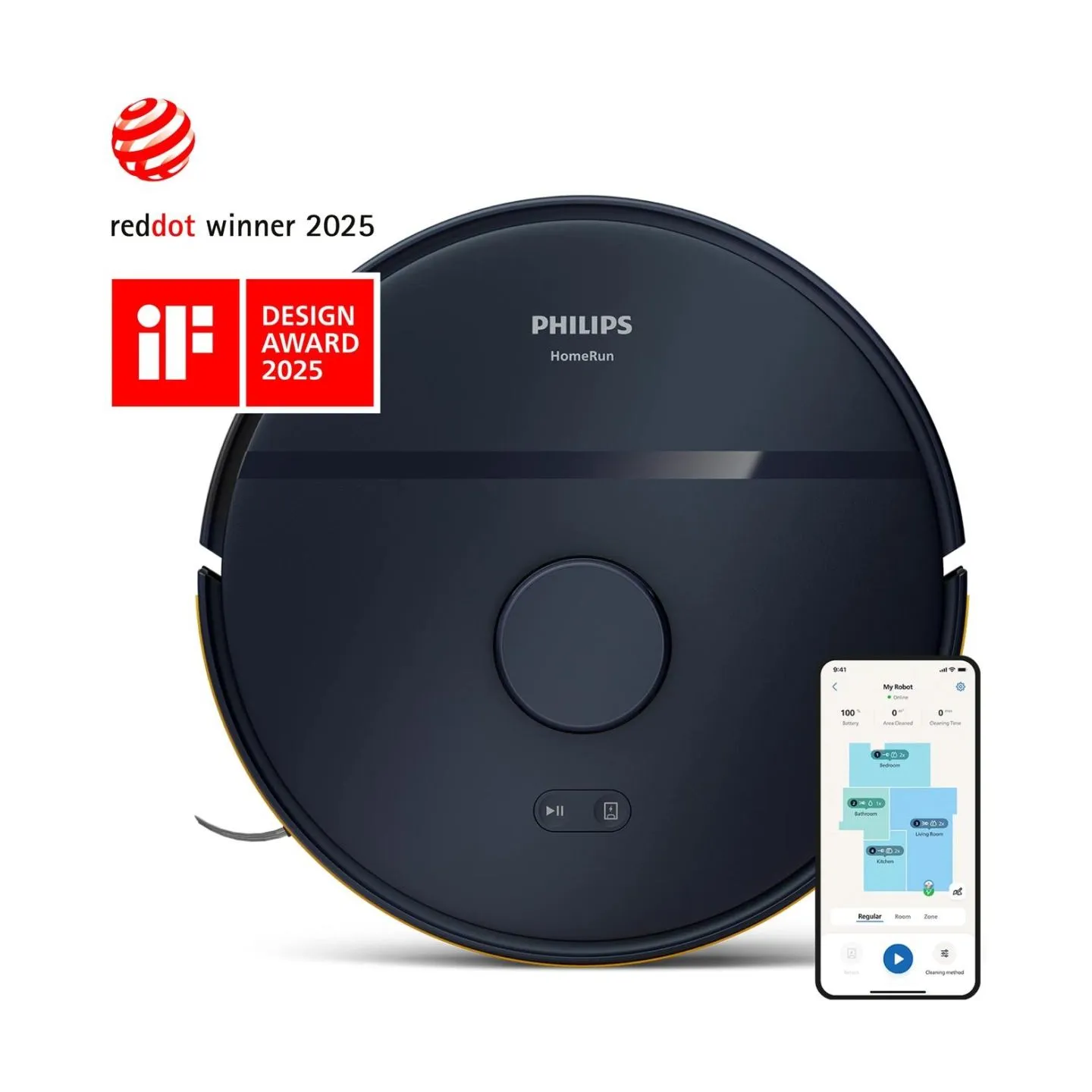 Philips HomeRun 2000 Series Aqua Wet and dry cleaning robot XU2000/10/Damaged package / XU2000/10?/PACKAGE