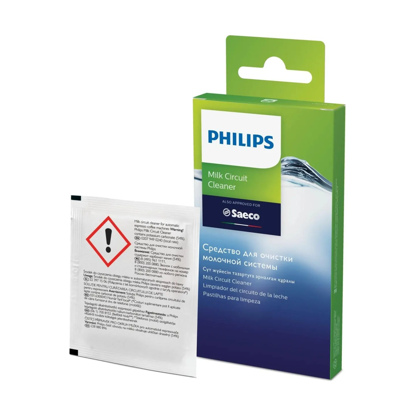 Philips Milk circuit cleaner sachets CA6705/10 Same as CA6705/60 For 6 uses / CA6705/10