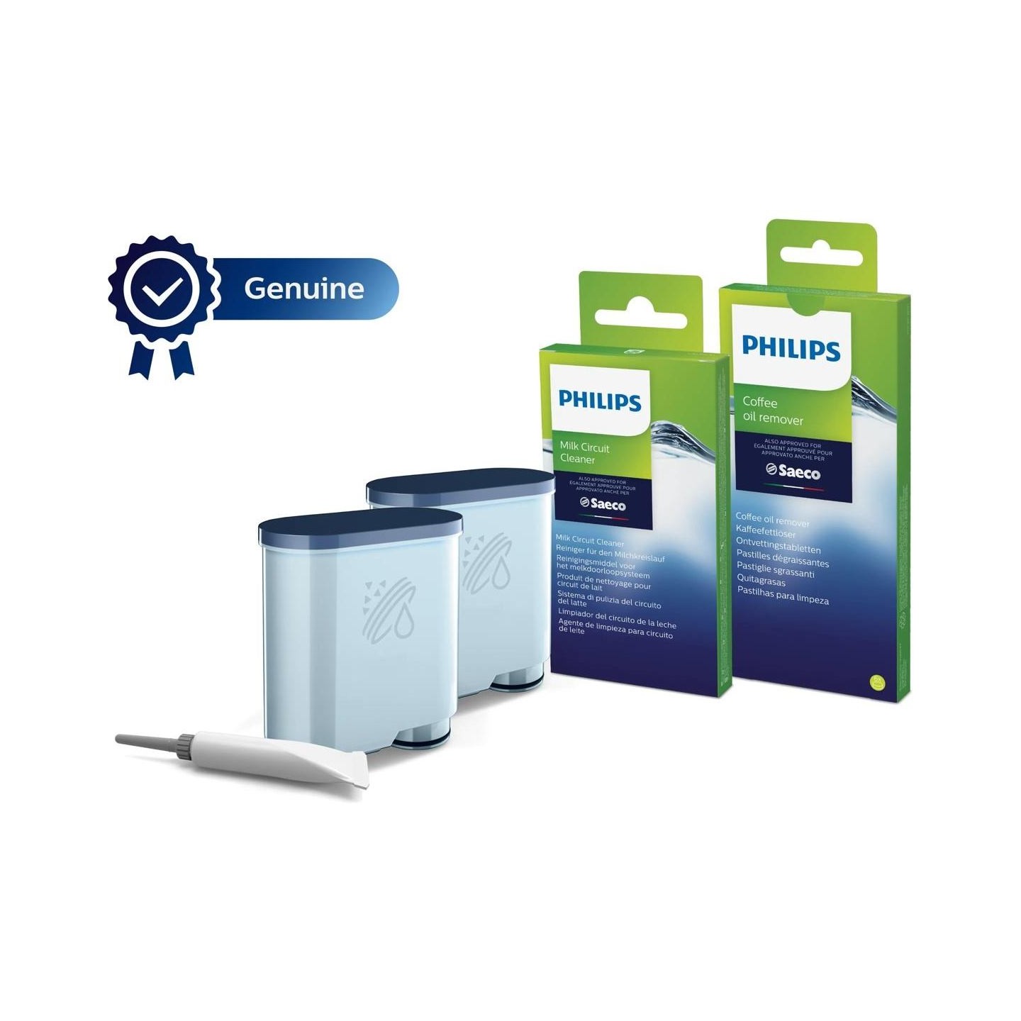 Philips Maintenance kit CA6707/10 Same as CA6707/00 Total protection kit 2x AquaClean Filters & Grease 6x Milk / CA6707/10