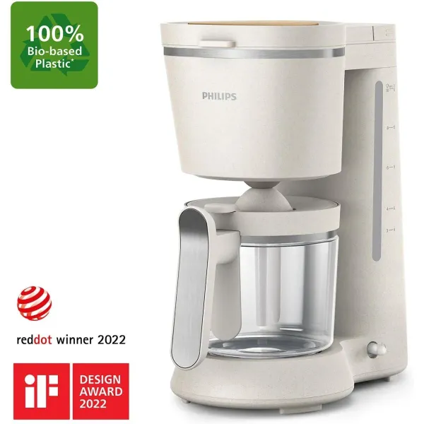 Philips Eco Conscious Edition Drip Filter Coffee Machine HD5120/00, 1.2L/Damaged package / HD5120/00?/PACKAGE