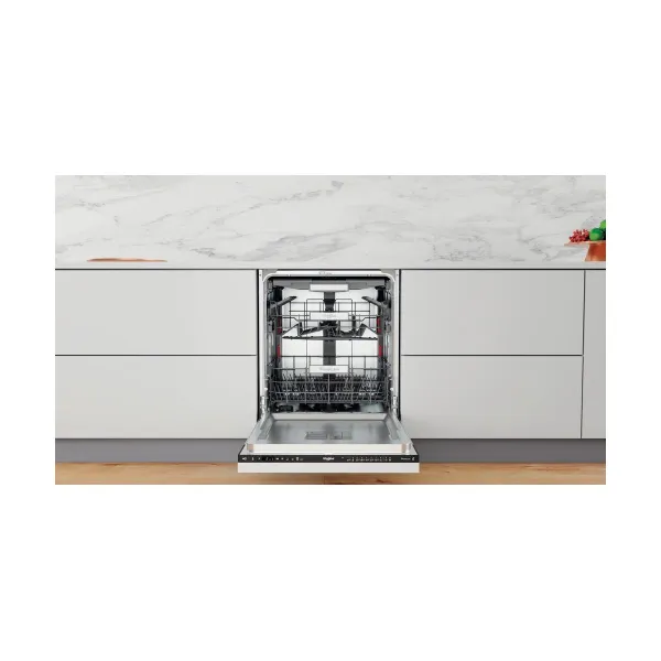 Whirlpool Built-In Dishwasher WIO 3P33 PL, Energy class D, Width 60 cm, Natural Dry, Third basket, 10 programs / WIO3P33PL
