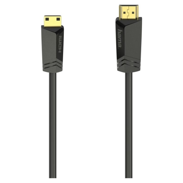 Hama 00205015 High Speed HDMI Cable, Plug Type-A - Plug Type-C (Mini), Ethernet 1.5m