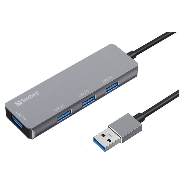 Sandberg 333-67 USB-A Hub 1xUSB3.0+3x2.0 SAVER