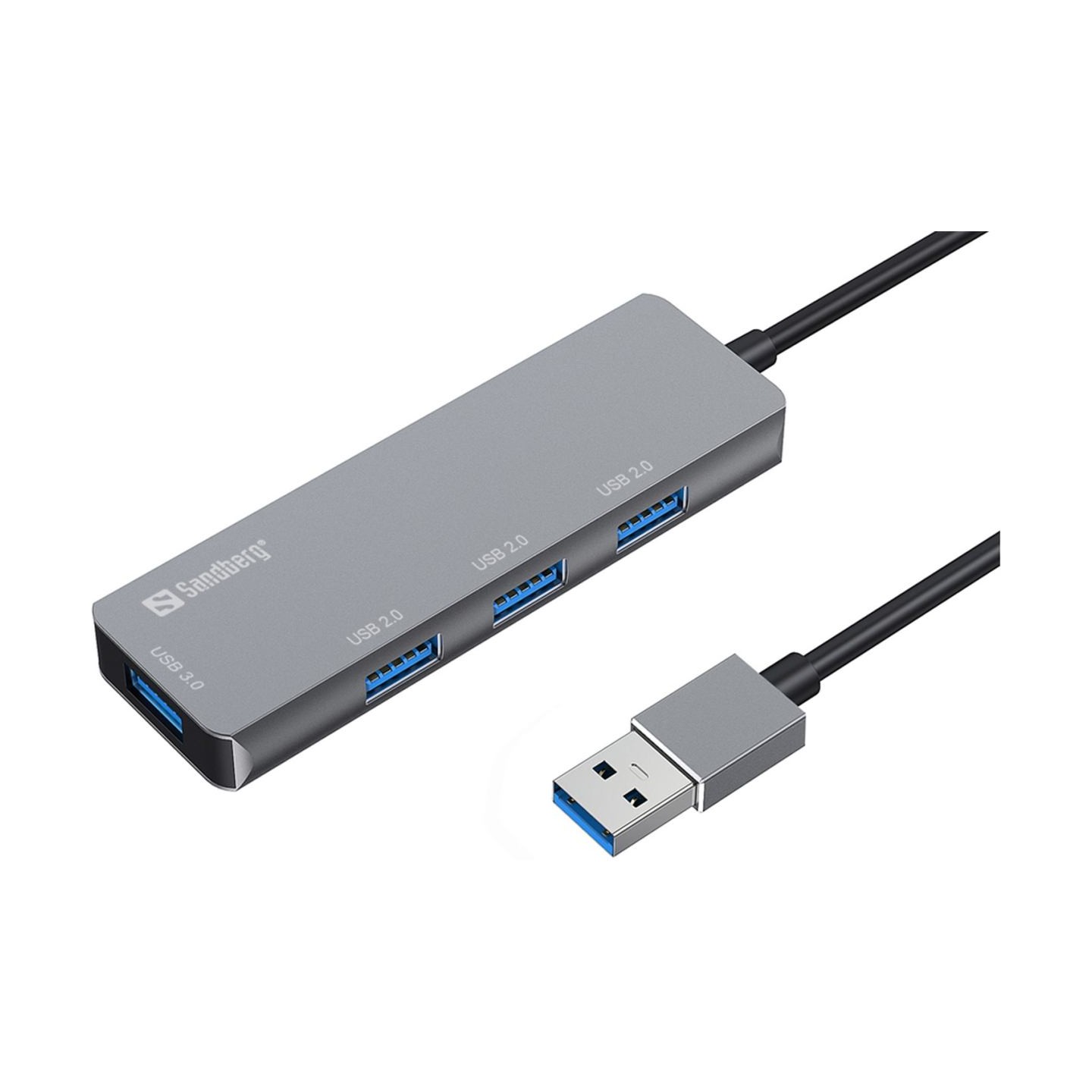 Sandberg 333-67 USB-A Hub 1xUSB3.0+3x2.0 SAVER