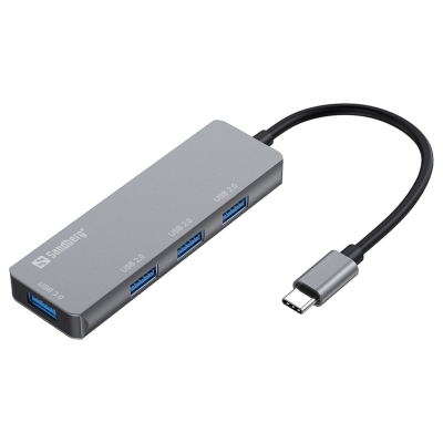 Sandberg 336-32 USB-C Hub 1xUSB3.0+3x2.0 Saver