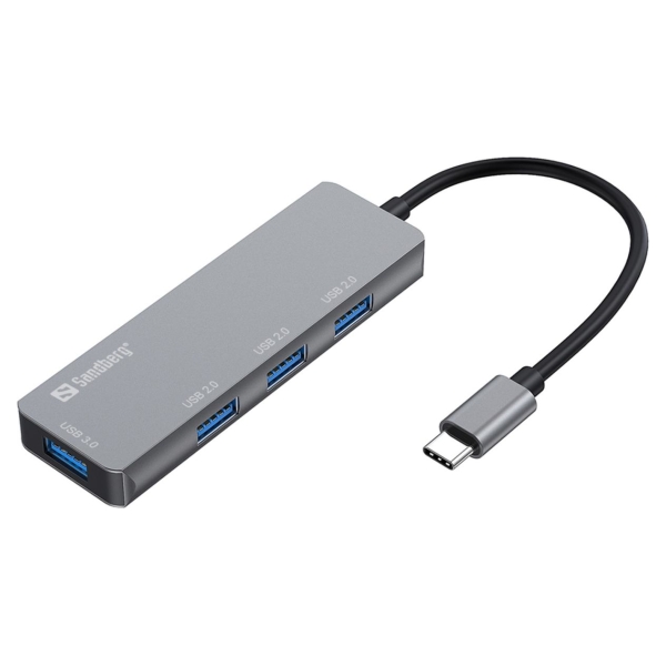 Sandberg 336-32 USB-C Hub 1xUSB3.0+3x2.0 Saver