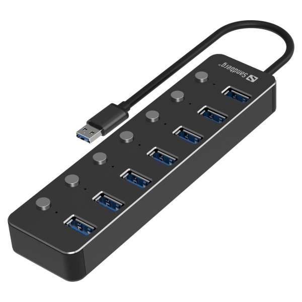 Sandberg 134-33 USB 3.0 Hub 7 Ports