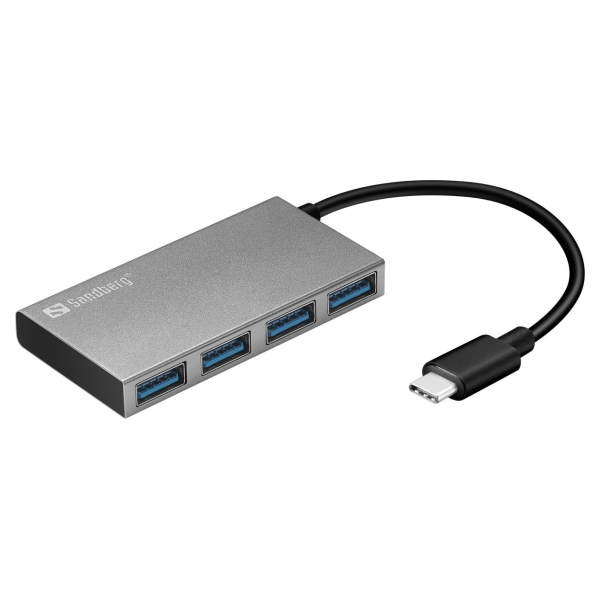 Sandberg 136-20 USB-C to 4 xUSB 3.0 Pocket Hub