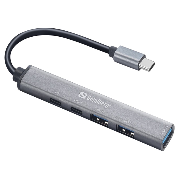 Sandberg 336-50 USB-C to 3xUSB-A+2xUSB-C Saver