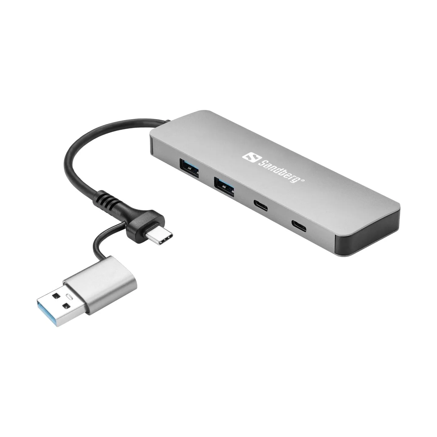 Sandberg 136-64 USB-C/A to 2xUSB-A+2xUSB-C Hub