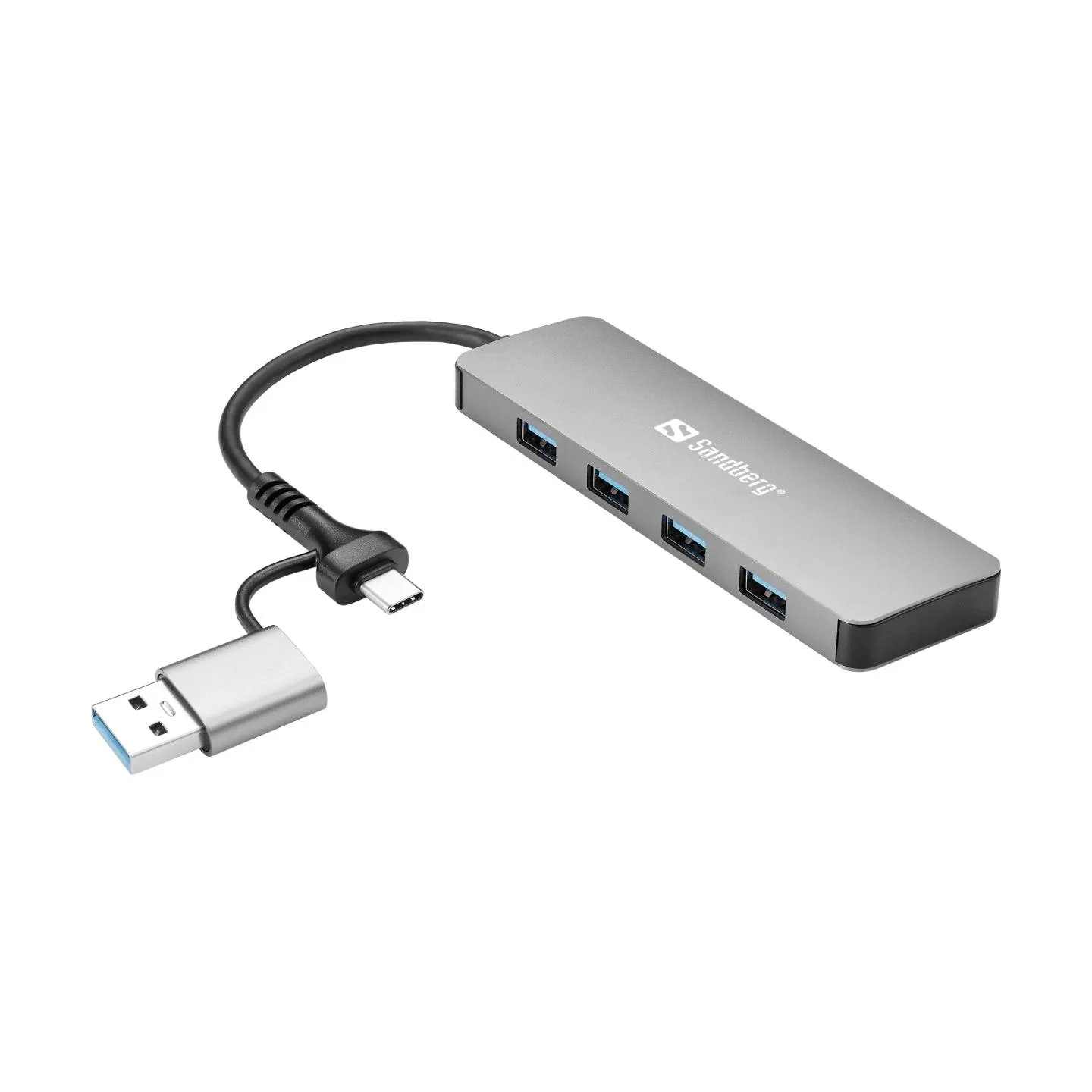 Sandberg 136-63 USB-C/A to 4xUSB 3.0 Hub