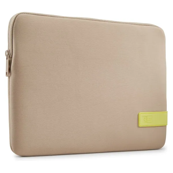 Case Logic 4699 Reflect Laptop Sleeve 15,6 REFPC-116 Plaza Taupe/Sun-Lime