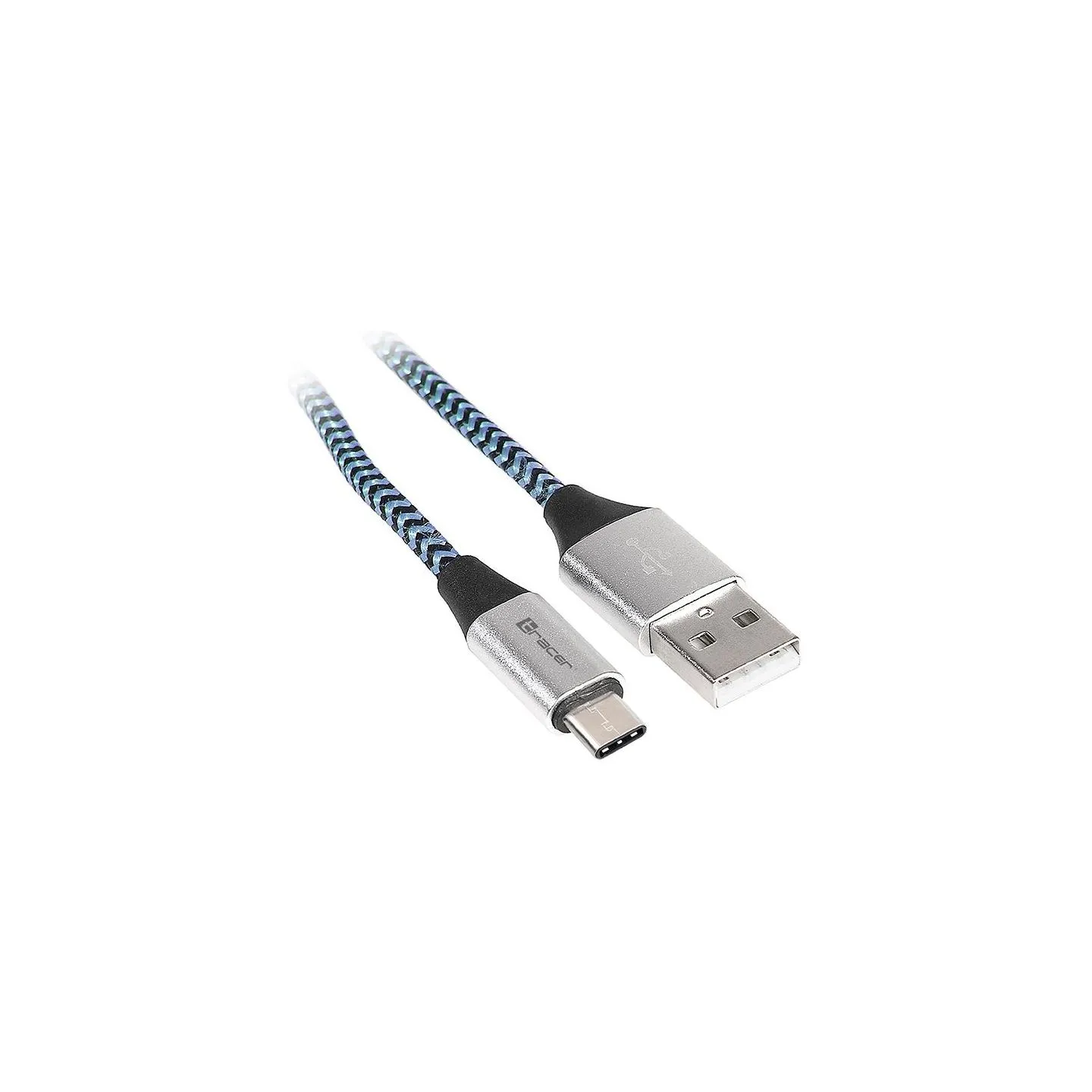 Tracer 46266 USB 2.0 Type C A Male 1m Black Blue