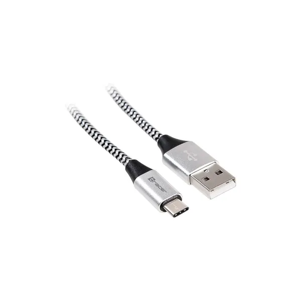 Tracer 46265 USB 2.0 Type C A Male 1m Black Silver