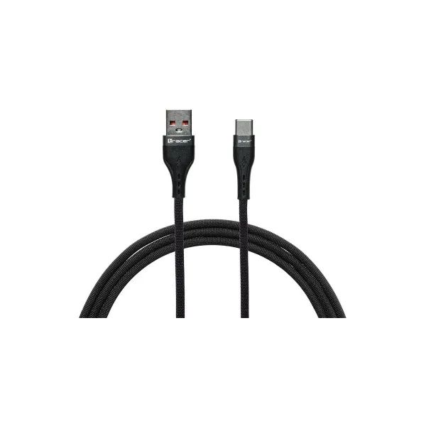 Tracer 47486 USB A - USB C M/M 1m Cable Black