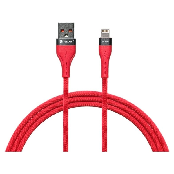 Tracer 47492 USB A - Lightning M/M 1m  Cable Red