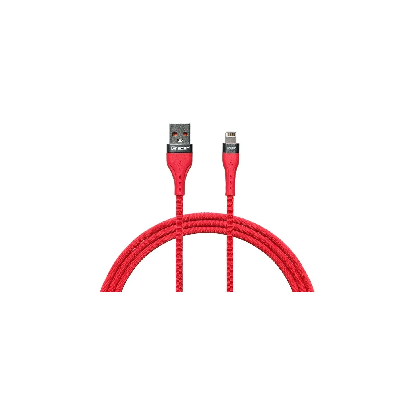 Tracer 47492 USB A - Lightning M/M 1m  Cable Red
