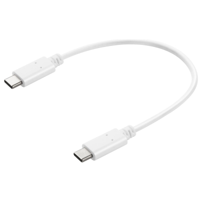 Sandberg 136-30 USB-C to USB-C Charge Cable White, 0.2M