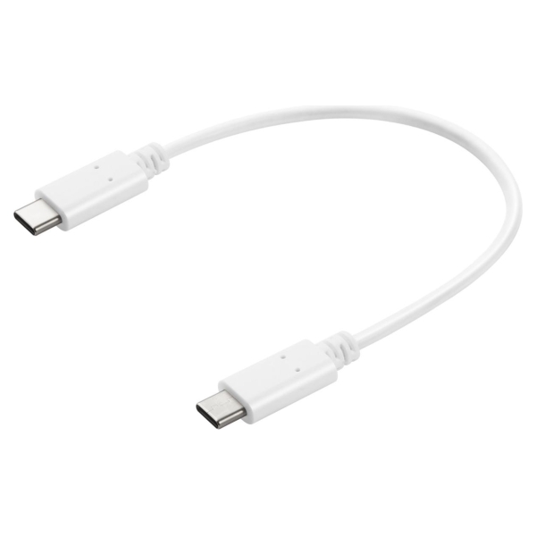 Sandberg 136-30 USB-C to USB-C Charge Cable White, 0.2M